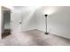 Spacious bedroom features a vaulted ceiling, modern flooring, and a bright, airy atmosphere at 9118 Hardwood Ct, Indianapolis, IN 46250