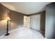 Bedroom with neutral tones, closet space, and window allowing for natural light at 9127 Pointe Ct, Fishers, IN 46037