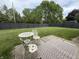 Private backyard with patio area and outdoor furniture, perfect for enjoying outdoor living at 9277 Embers Way, Indianapolis, IN 46250