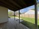 Wood deck on a sunny day offers ample space for outdoor entertaining at 948 Kitner Ave, Avon, IN 46123