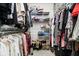 Walk-in closet with ample shelving, hanging space, and shoe storage for optimal organization at 10144 Water Crest Dr, Fishers, IN 46038