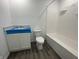Bathroom featuring a vanity, toilet, and tub/shower combination at 1204 Mcbride St, Greenfield, IN 46140