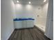 Bathroom with a double sink vanity and shower at 1204 Mcbride St, Greenfield, IN 46140