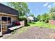 Backyard featuring a patio, grill and lush greenery at 1310 Kings Cove Ct, Indianapolis, IN 46260