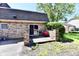 Backyard featuring a small deck and patio at 1310 Kings Cove Ct, Indianapolis, IN 46260