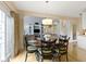 Dining area offers seamless access to the backyard and open views into the living room at 14094 Pecos Ct, Carmel, IN 46033
