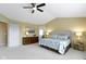 Inviting main bedroom offers ample space, natural light, and plush carpeting at 14094 Pecos Ct, Carmel, IN 46033