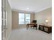 Functional office featuring a large window, a desk, neutral color palette and recessed lighting at 14094 Pecos Ct, Carmel, IN 46033