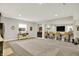 Spacious basement featuring neutral carpeting, bar area, and plenty of room for entertaining at 20010 Prescott Pl, Westfield, IN 46074