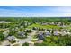Aerial view of a residential neighborhood with a view of a community park at 205 Canaan Ct, Mooresville, IN 46158