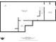 Floor plan showing a basement layout featuring a bar, recreation room, bedroom and bathroom at 205 Canaan Ct, Mooresville, IN 46158