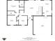 Floor plan of home layout featuring a spacious primary bedroom and open-concept living space at 205 Canaan Ct, Mooresville, IN 46158