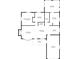 Detailed floor plan showcasing the layout of rooms, including bedrooms, bathrooms, kitchen, and living spaces at 2228 Dover St, Anderson, IN 46013