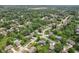 Aerial view of a well-maintained residential neighborhood with mature trees at 248 Runyon Ct, Greenwood, IN 46142