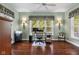 Comfortable office space featuring hardwood floors, natural lighting and elegant decor at 248 Runyon Ct, Greenwood, IN 46142