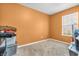 Bedroom with neutral carpet, window, and lots of open space at 2740 Braxton Dr, Indianapolis, IN 46229