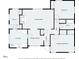 Black and white floor plan showing layout of a home at 2840 W 12Th St, Anderson, IN 46011