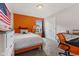 Bedroom featuring a bed, built in shelving, and bright natural lighting at 3948 Saddle Club S Pkwy, Bargersville, IN 46106