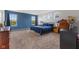 Large bedroom with plush carpet, modern décor, and plenty of natural light at 3948 Saddle Club S Pkwy, Bargersville, IN 46106
