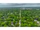 Overhead shot of the area, capturing the lush landscape and architectural variety at 4410 N Pennsylvania St, Indianapolis, IN 46205