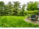 Expansive backyard with well-manicured lawn and patio area, ideal for outdoor activities and relaxation at 4410 N Pennsylvania St, Indianapolis, IN 46205