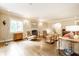 Spacious living room with hardwood floors, fireplace, and comfortable seating at 4410 N Pennsylvania St, Indianapolis, IN 46205