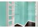This walk-in closet has shelving and hardwood floors for easy storage at 5305 Adrian Orchard Dr, Indianapolis, IN 46217