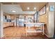 Country style kitchen with stainless steel appliances and butcher block island at 671 W 350 N, Shelbyville, IN 46176
