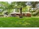 Spacious backyard with lush greenery and ample space at 7135 Huntington Rd, Indianapolis, IN 46240