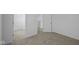 Neutral carpeted bedroom has attached closet and is painted in a neutral color at 7323 Waylon Way, Indianapolis, IN 46239