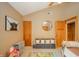 Cozy bedroom featuring modern decor and a window at 806 Maplewood Ave, Anderson, IN 46012