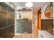 Inviting entryway with stylish decor, wood floors, and access to other parts of the home at 806 Maplewood Ave, Anderson, IN 46012