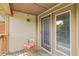 Relax on this inviting balcony with outdoor seating and natural light at 8910 Hunters Creek Dr # 207, Indianapolis, IN 46227