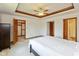 Spacious bedroom with a walk-in closet and connecting bathroom at 897 N Scott Dr, Greenwood, IN 46142