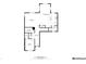 First floor plan featuring kitchen, living room, bathroom and bedroom at 10419 Pronghorn Ln, Indianapolis, IN 46239