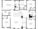 Second floor layout featuring bedrooms, bathrooms, walk-in closets, laundry, and a Gathering room at 1274 Timber Bluff Rd, Westfield, IN 46074