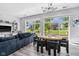 Open living space with views, contemporary furnishings, and ample natural light at 15 W Executive Dr # 101, Carmel, IN 46032