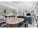 Inviting living area open to the kitchen, with sleek finishes and stylish accents at 15 W Executive Dr # 101, Carmel, IN 46032