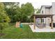 Beautiful backyard featuring a gazebo, playground, and basketball hoop, ideal for Gathering fun and recreation at 1680 Arbor Springs Dr, Brownsburg, IN 46112