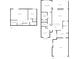 Detailed floorplan showcasing the layout of the Gathering room, bedrooms, and bathrooms at 1726 Creekside W Ln, Carmel, IN 46032
