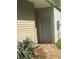 Side exterior door, with brick walk and siding with an electrical box at 1927 E 125 S, Franklin, IN 46131