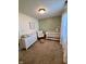This Bedroom has neutral paint, a crib, and a dresser at 204 Meadow Creek S Dr, Whiteland, IN 46184