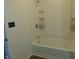 Bright bathroom with a bathtub-shower combo and modern fixtures at 2116 Galaxy Dr, Franklin, IN 46131