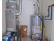 A water heater and air conditioner are easily accessible at 2116 Galaxy Dr, Franklin, IN 46131