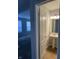 Cozy half bathroom featuring a pedestal sink and tiled floor at 3292 Underwood Dr, Whiteland, IN 46184