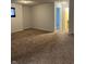 Generously sized bedroom offering plush carpeting and convenient access to an adjacent bathroom at 3292 Underwood Dr, Whiteland, IN 46184