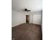 Bedroom with gray walls, closet, neutral carpet, and ceiling fan, providing a cozy retreat at 3292 Underwood Dr, Whiteland, IN 46184
