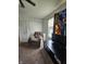 Bedroom with comfortable recliner, providing a relaxing space for leisure activities at 3292 Underwood Dr, Whiteland, IN 46184