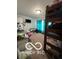 Bedroom with a bunk bed and a TV at 3292 Underwood Dr, Whiteland, IN 46184