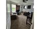 Bedroom featuring two windows, a ceiling fan and multiple furniture arrangement options at 3292 Underwood Dr, Whiteland, IN 46184